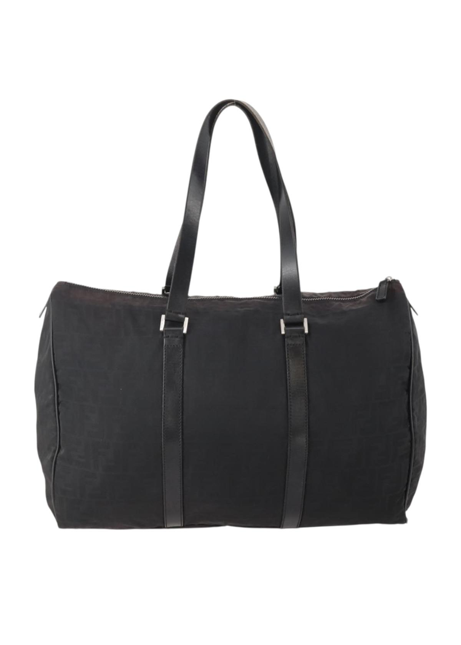 Fendi Black Zucca Travel Duffle