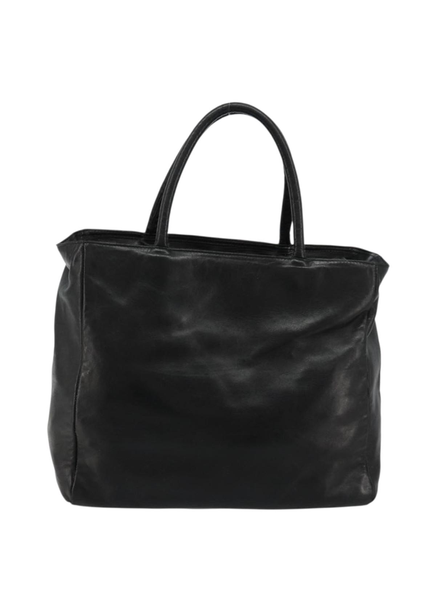 Prada Black Leather Tote