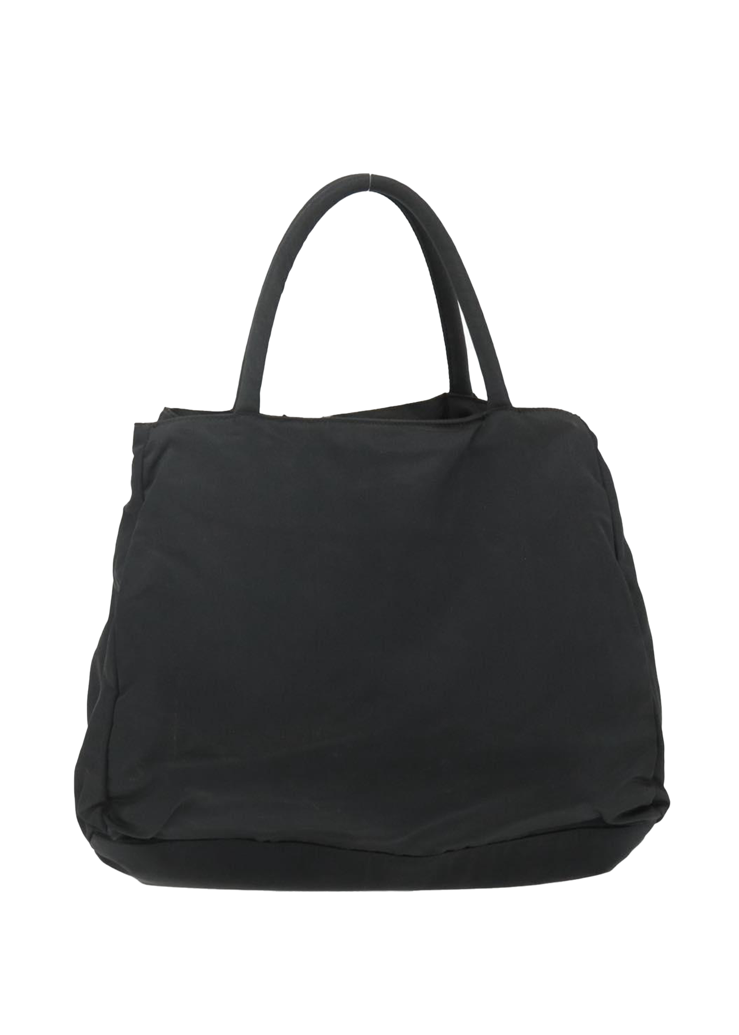 Prada Black Nylon Rounded Mini Tote