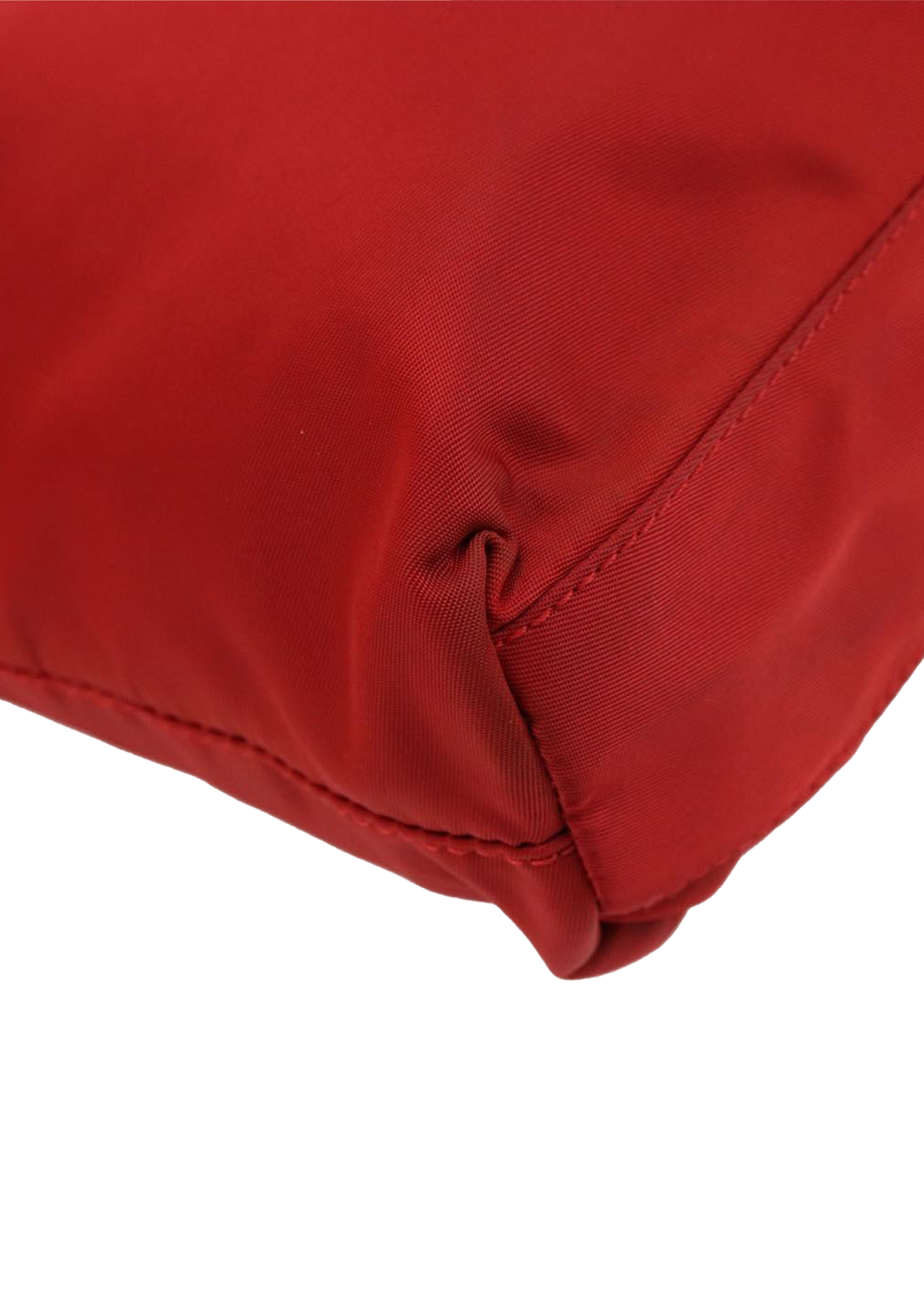 Prada Red Nylon Mini Tote