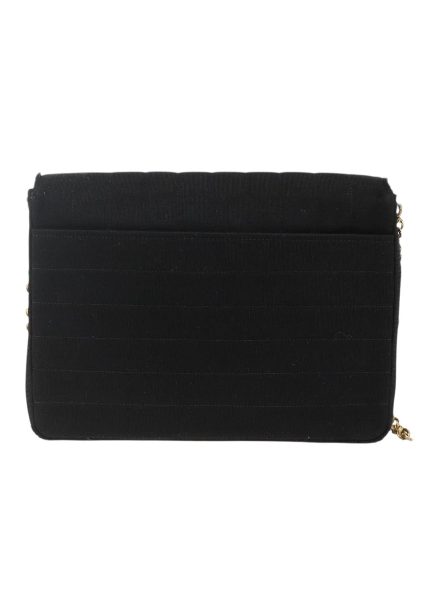 Chanel Chain Strap Cotton Flap Bag
