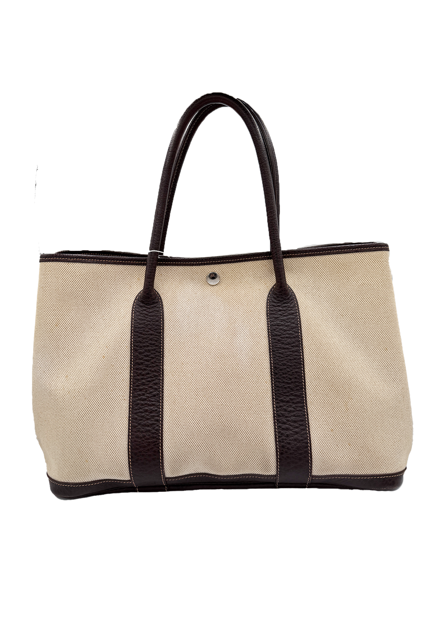 Hermes Cream and Brown Garden Party