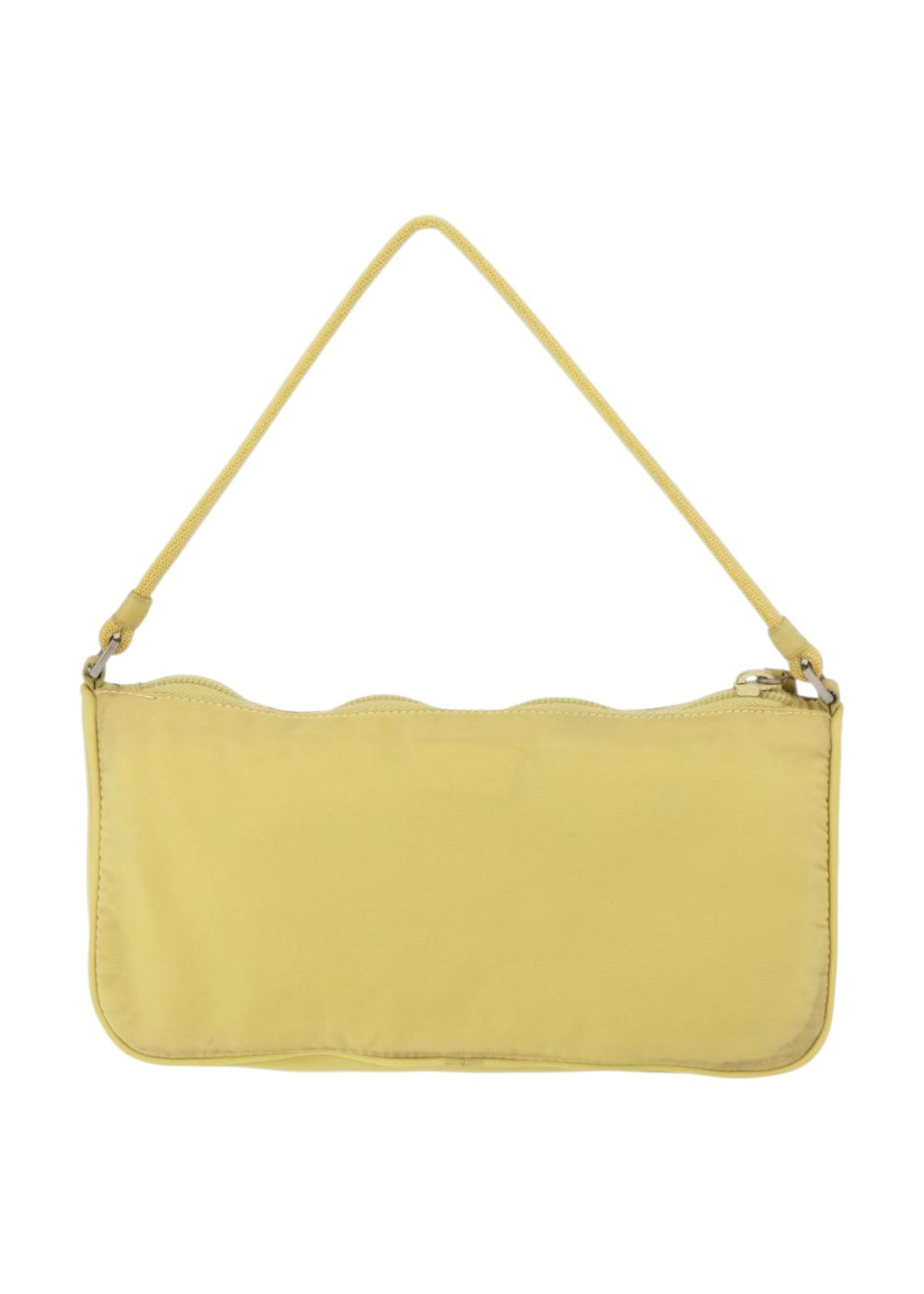 Prada Yellow Nylon Pochette