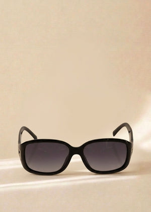 Fendi Black Rectangle Sunglasses