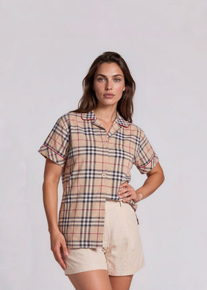 Burberry Nova Check Button Down