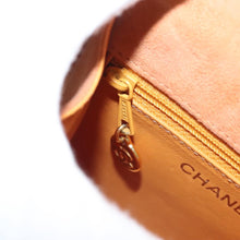 Load image into Gallery viewer, Chanel Orange Suede Flap Bag
