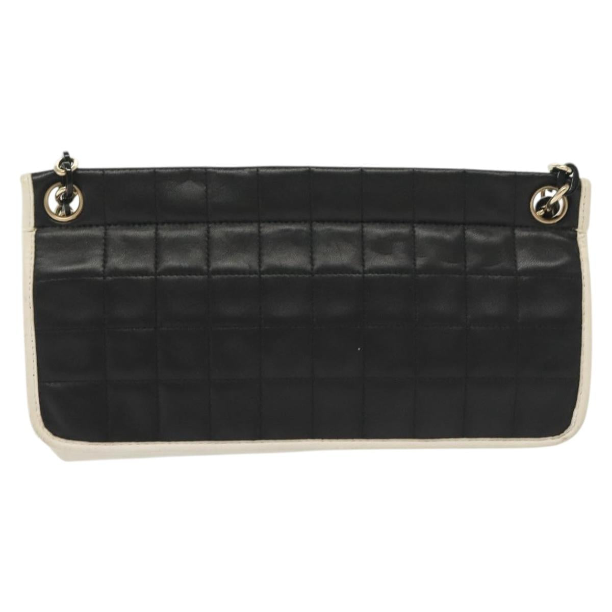 Chanel White & Black Shoulder Bag