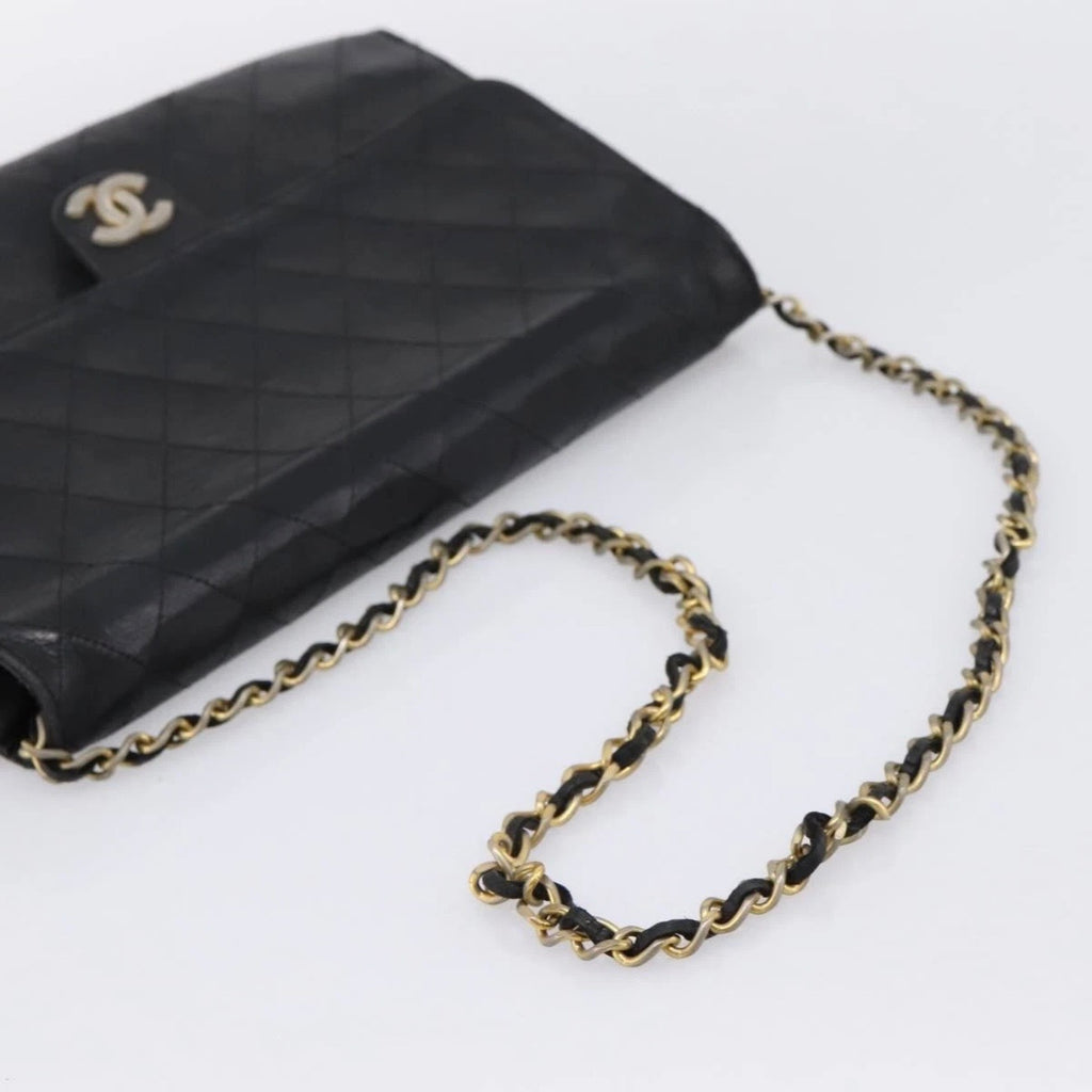 Chanel Black Quilted Leather Flap Bag
