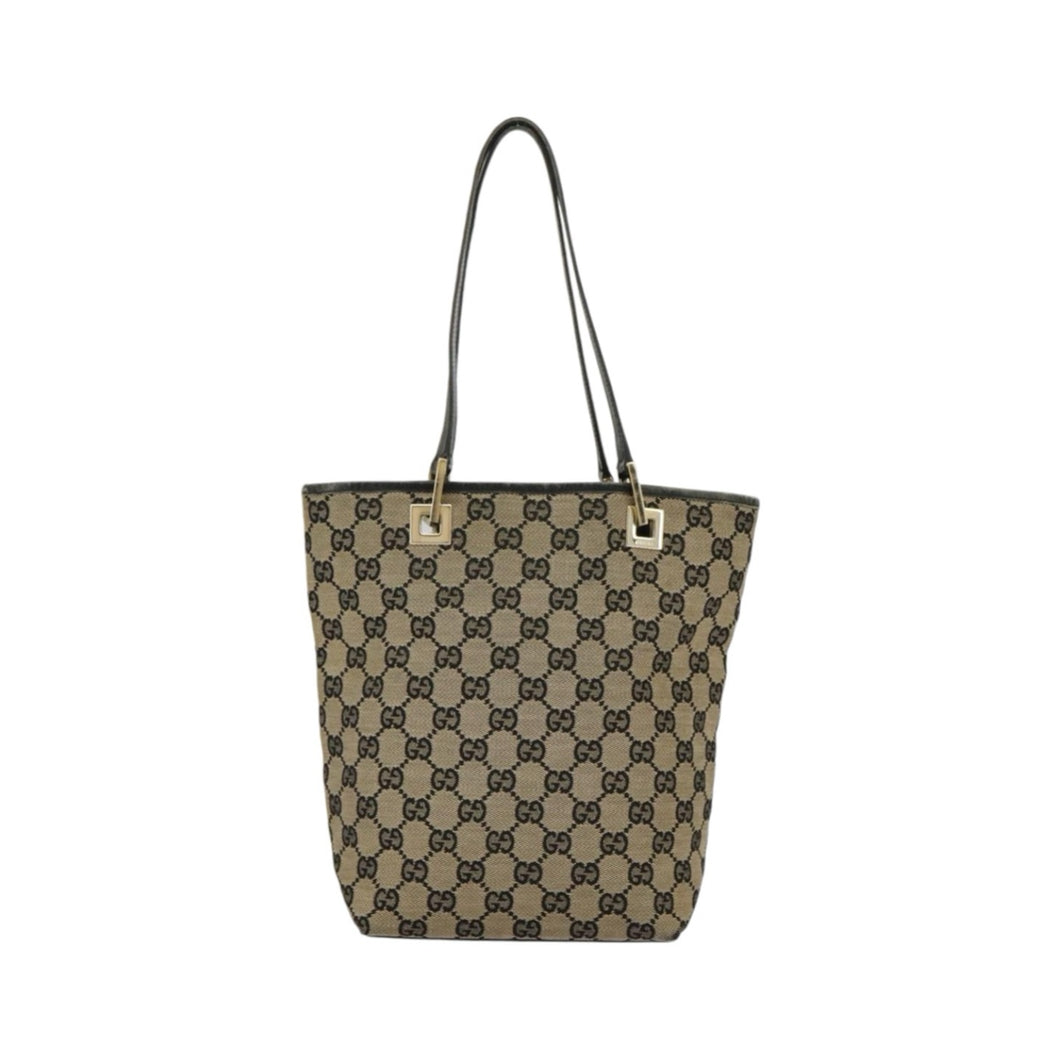 Gucci Grey Monogram Shoulder Bag