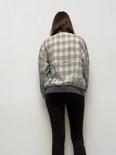 Load image into Gallery viewer, YSL Blue Plaid Bomber
