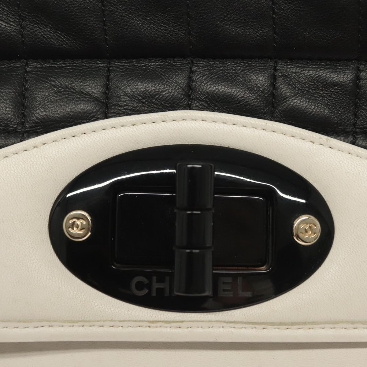 Chanel White & Black Shoulder Bag