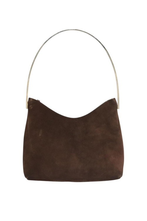 Gucci Brown Suede Shoulder Bag