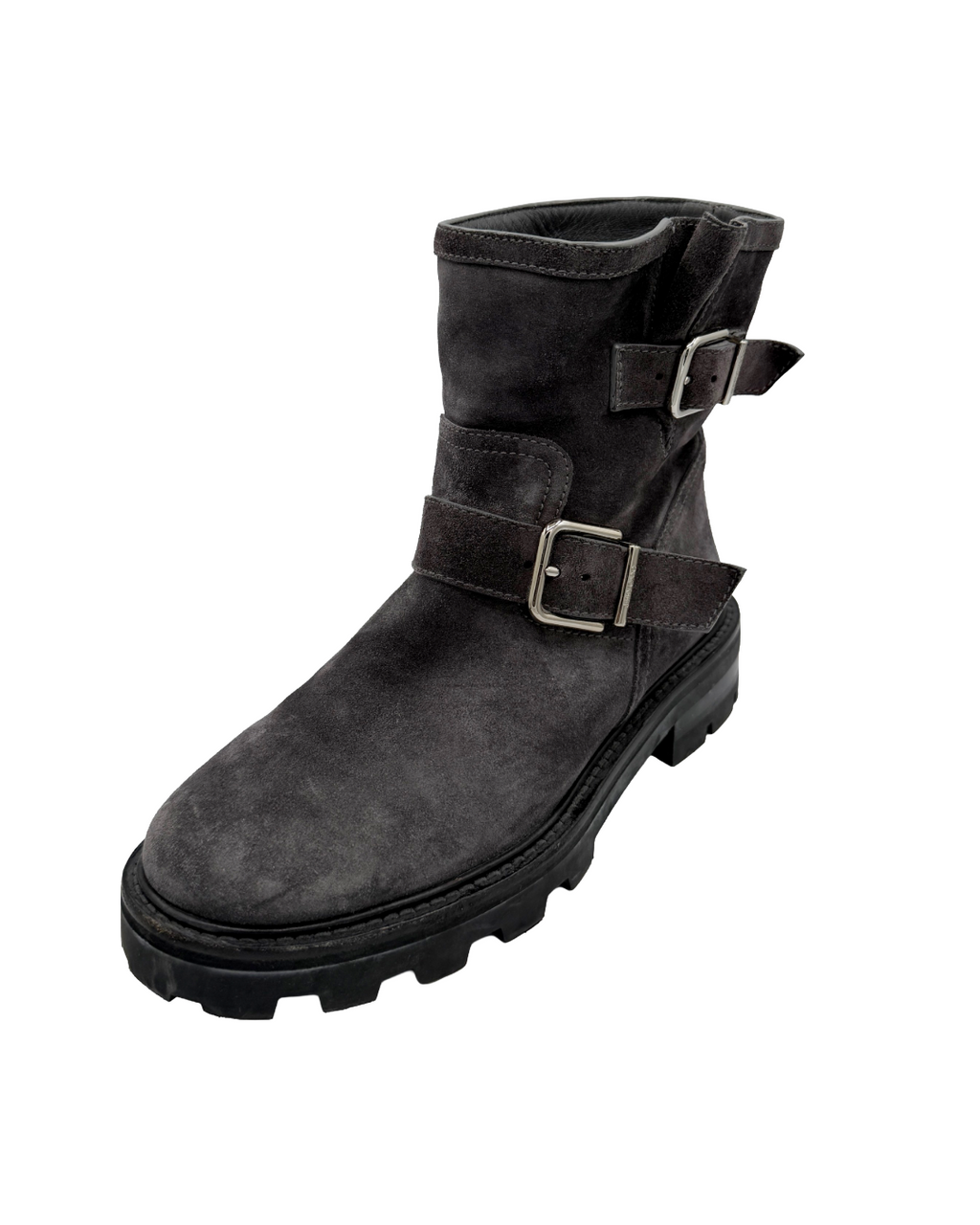 Jimmy Choo Grey Suede Ankle Boots