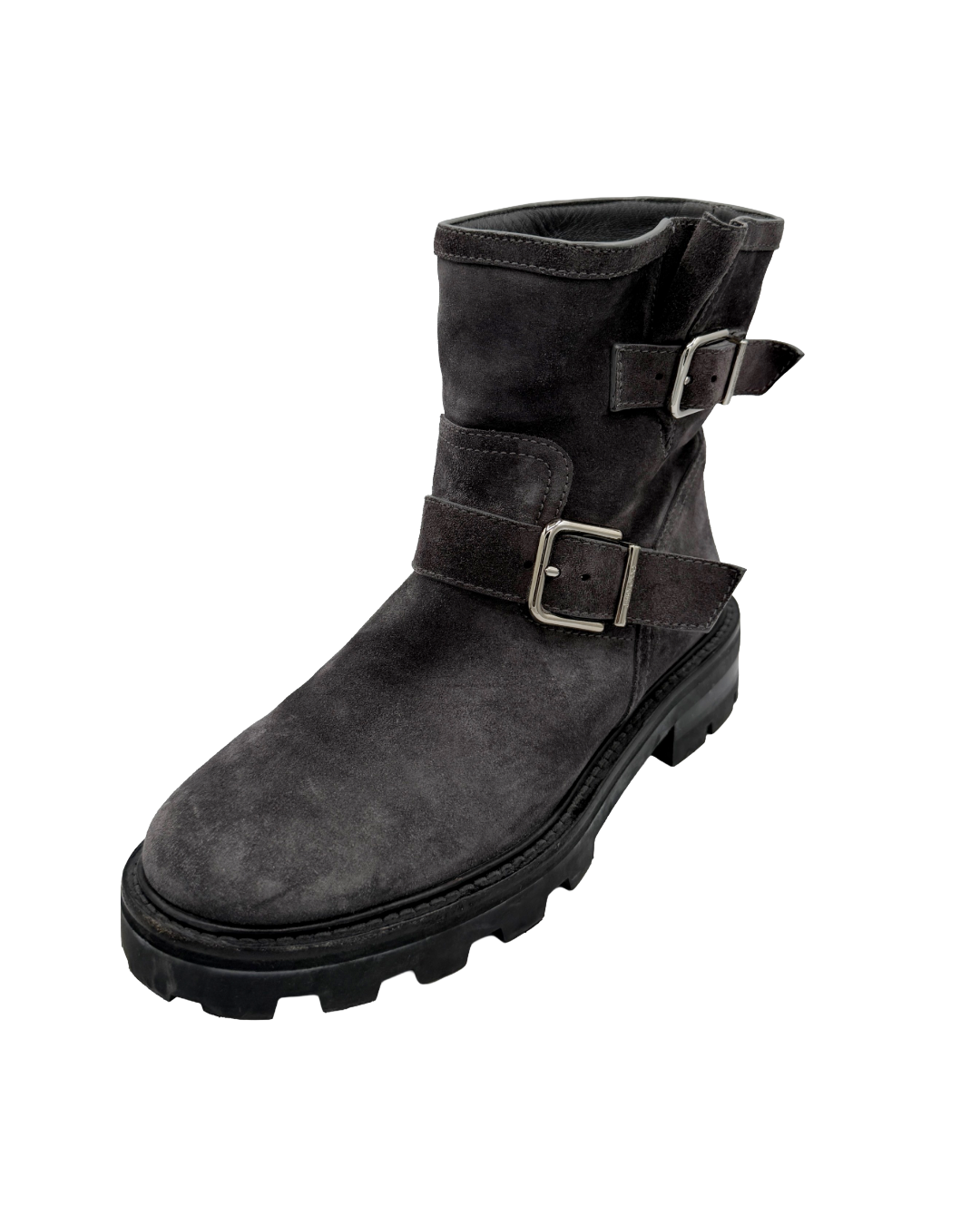 Jimmy Choo Grey Suede Ankle Boots