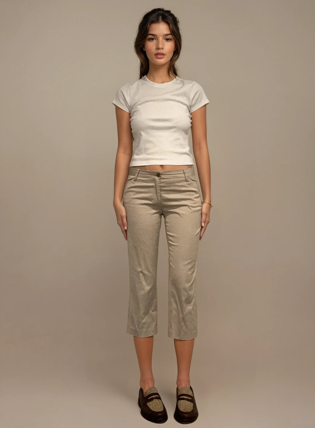 Barbara Bui Cream Capris