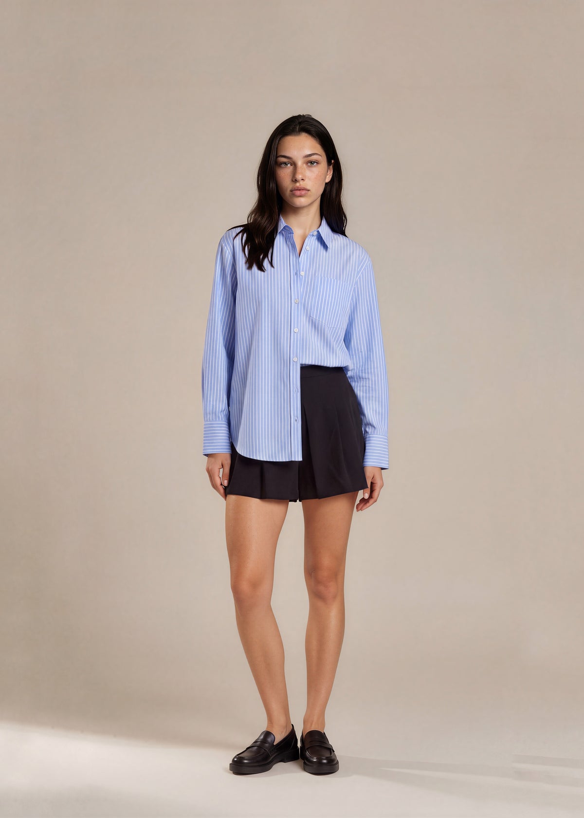 Valentino Black Pleated Shorts
