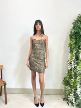 Load image into Gallery viewer, Lorena Sarbu Strapless Sequin Mini Dress
