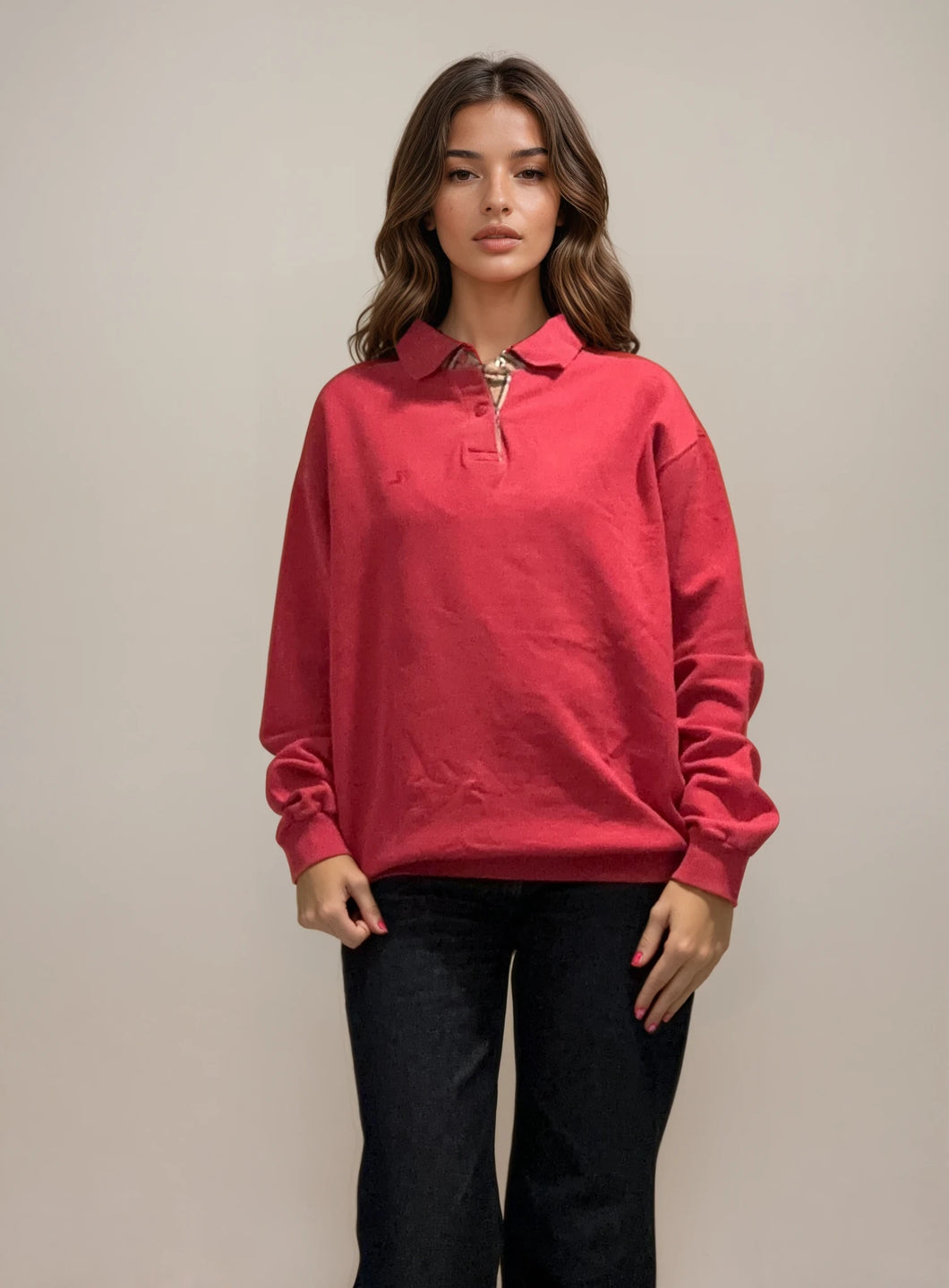 Burberry Red Polo