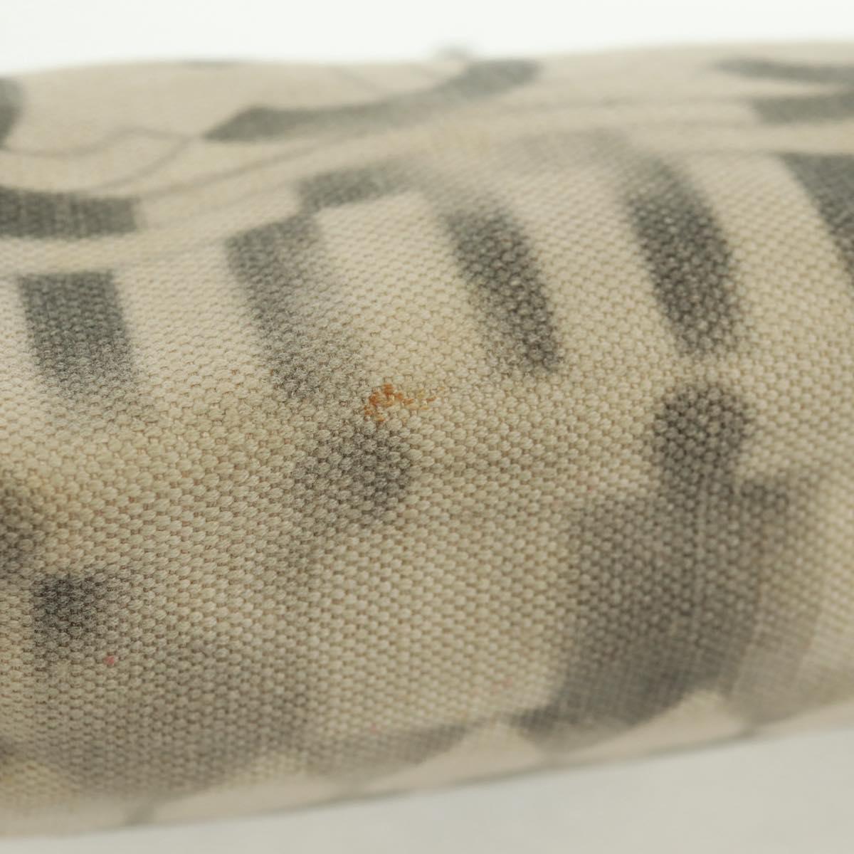 Chanel Grey Monogram Flap Clutch