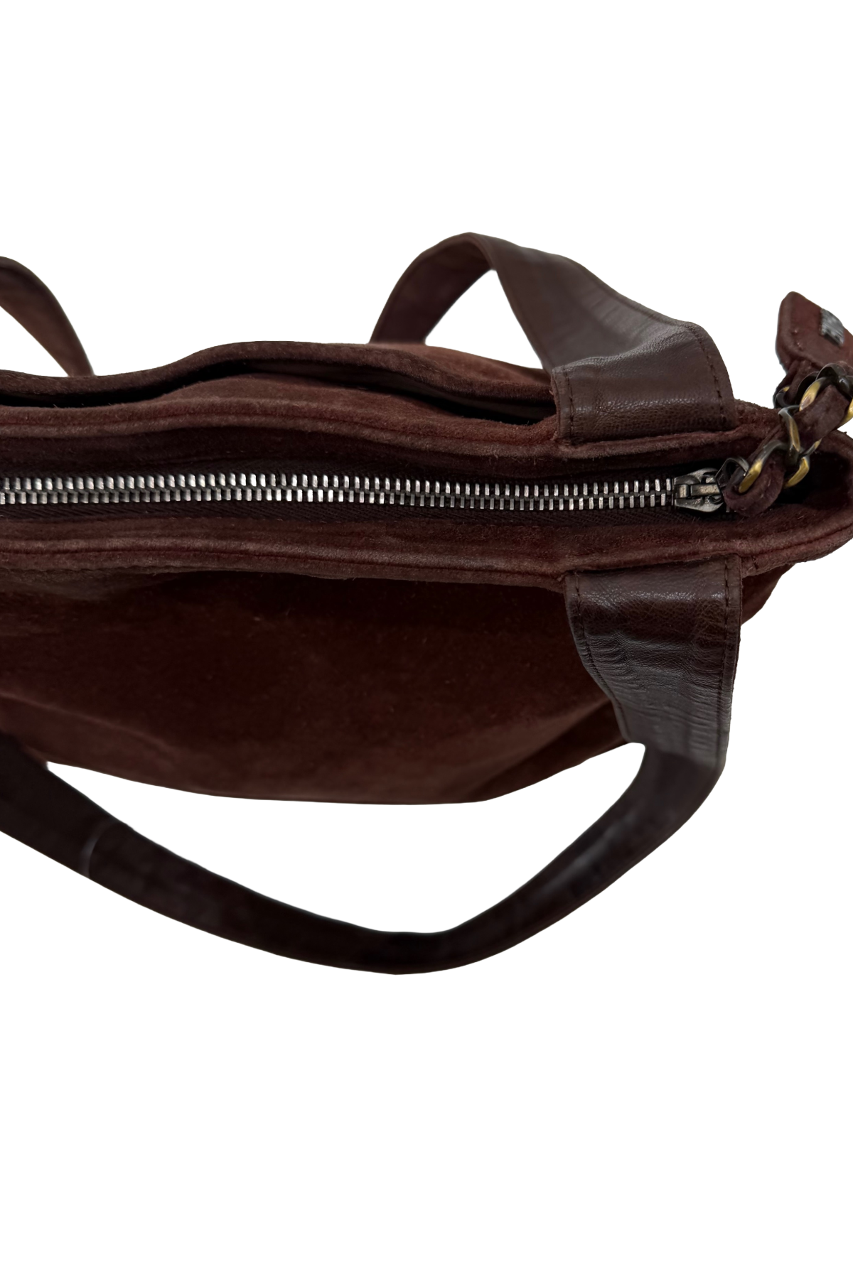 Chanel Brown Suede Tote