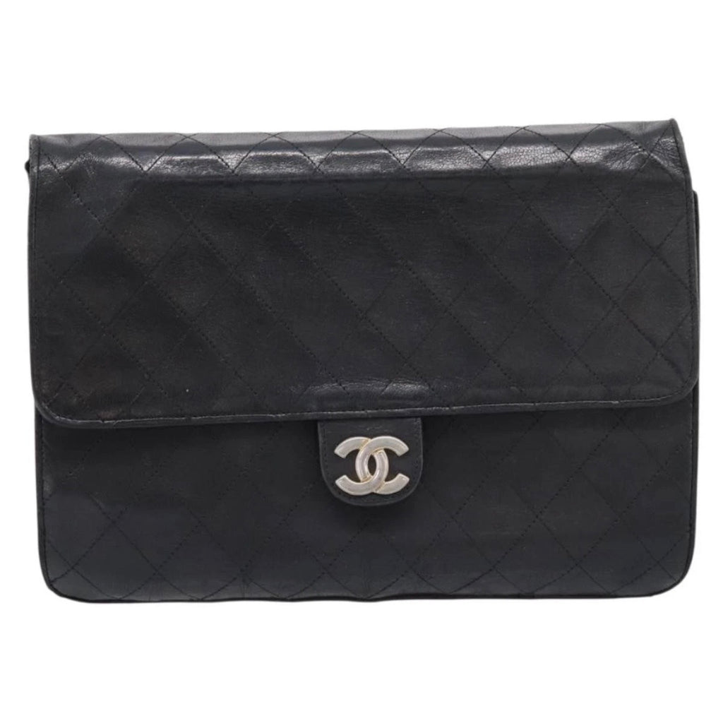 Chanel Black Quilted Leather Flap Bag