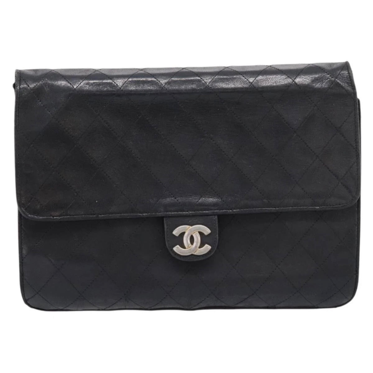 Chanel Black Quilted Leather Flap Bag