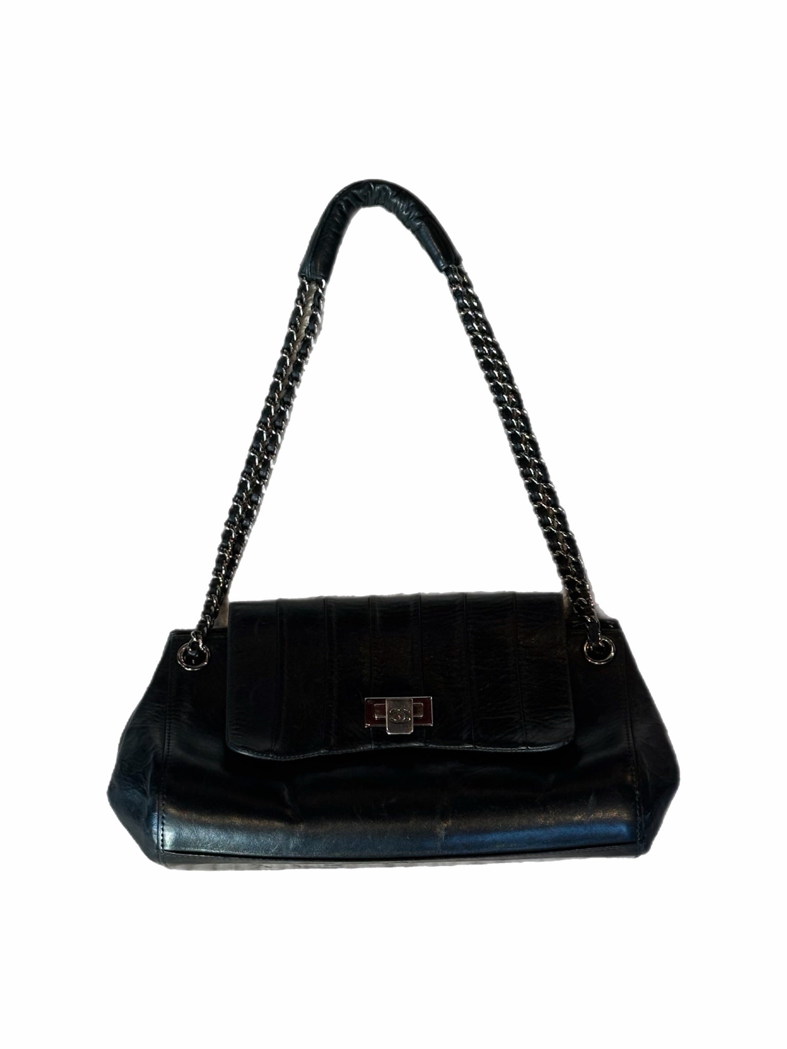 Chanel Black Leather Handbag