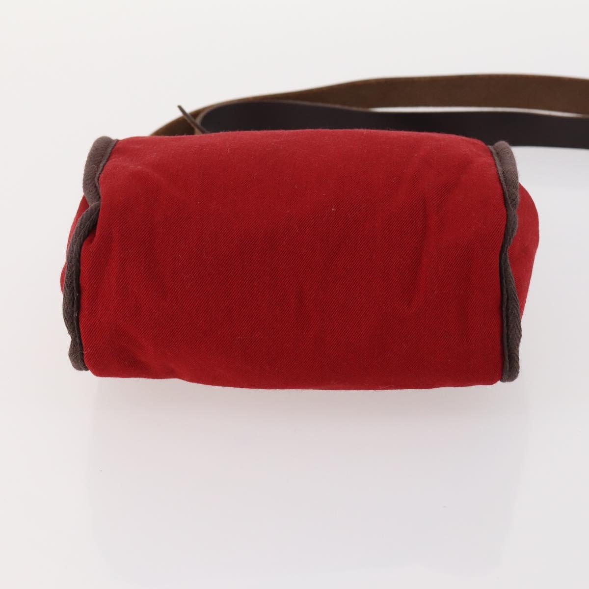 Hermes Red Or Orange Herbag Crossbody