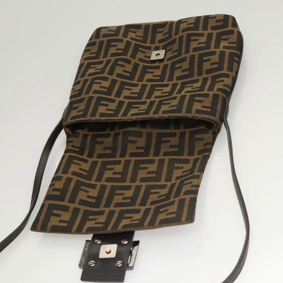 Fendi Zucca Crossbody Baguette
