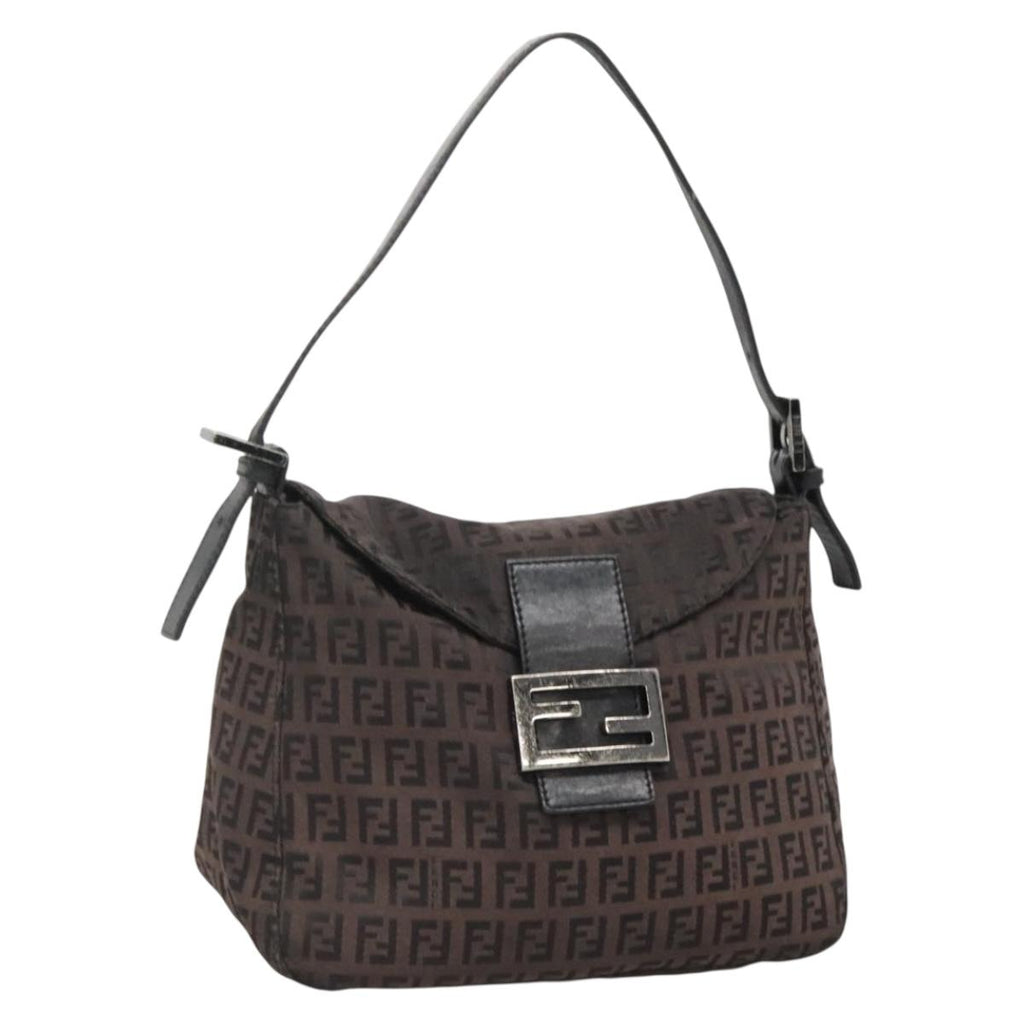 Fendi Brown Zucchino Mama Baguette