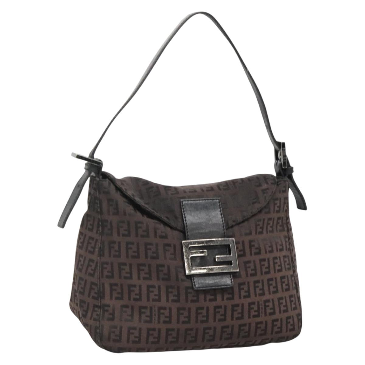 Fendi Brown Zucchino Mama Baguette