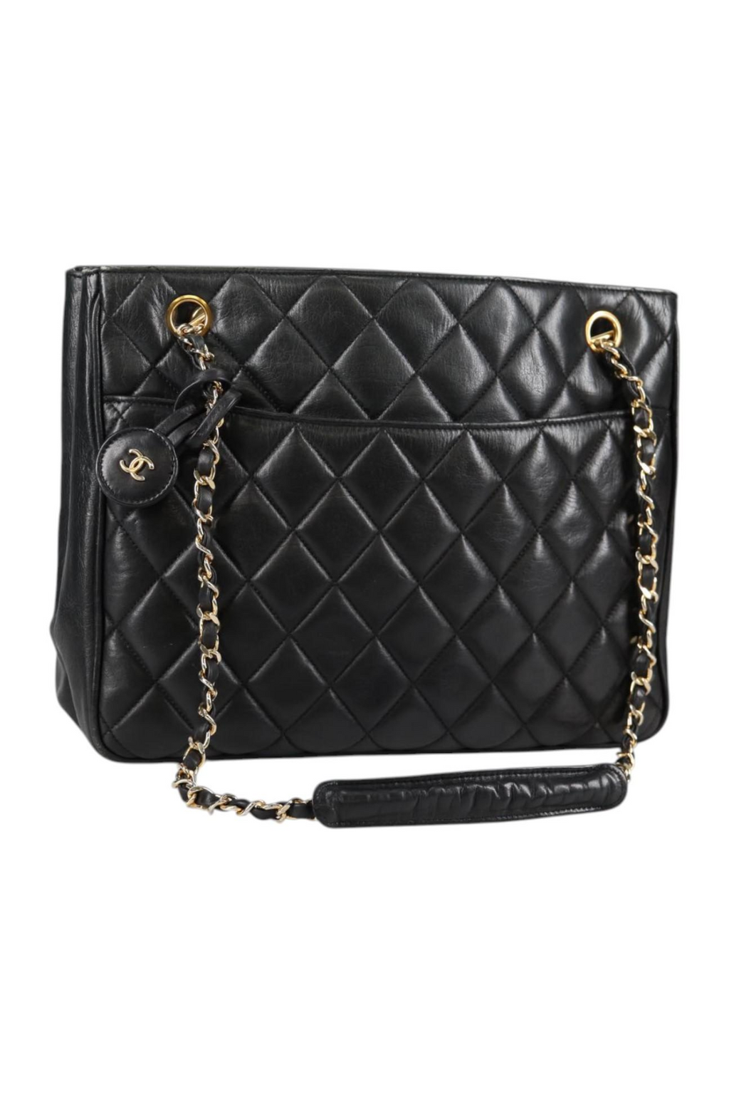 Chanel Black Leather Tote