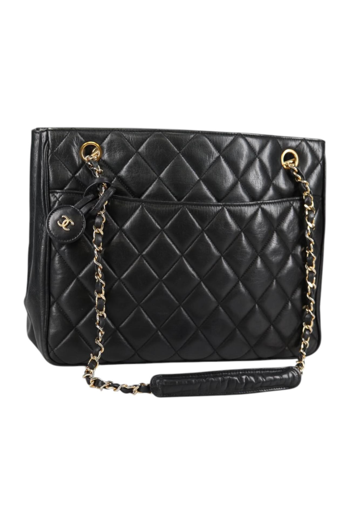 Chanel Black Leather Tote