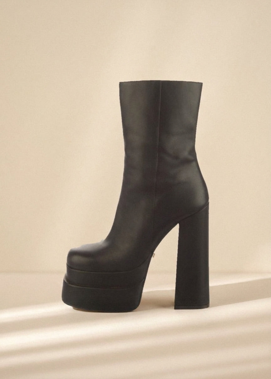 Versace Black Platform Boots cover