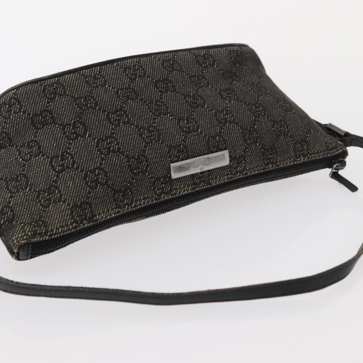 Gucci Grey Monogram Boat Pochette