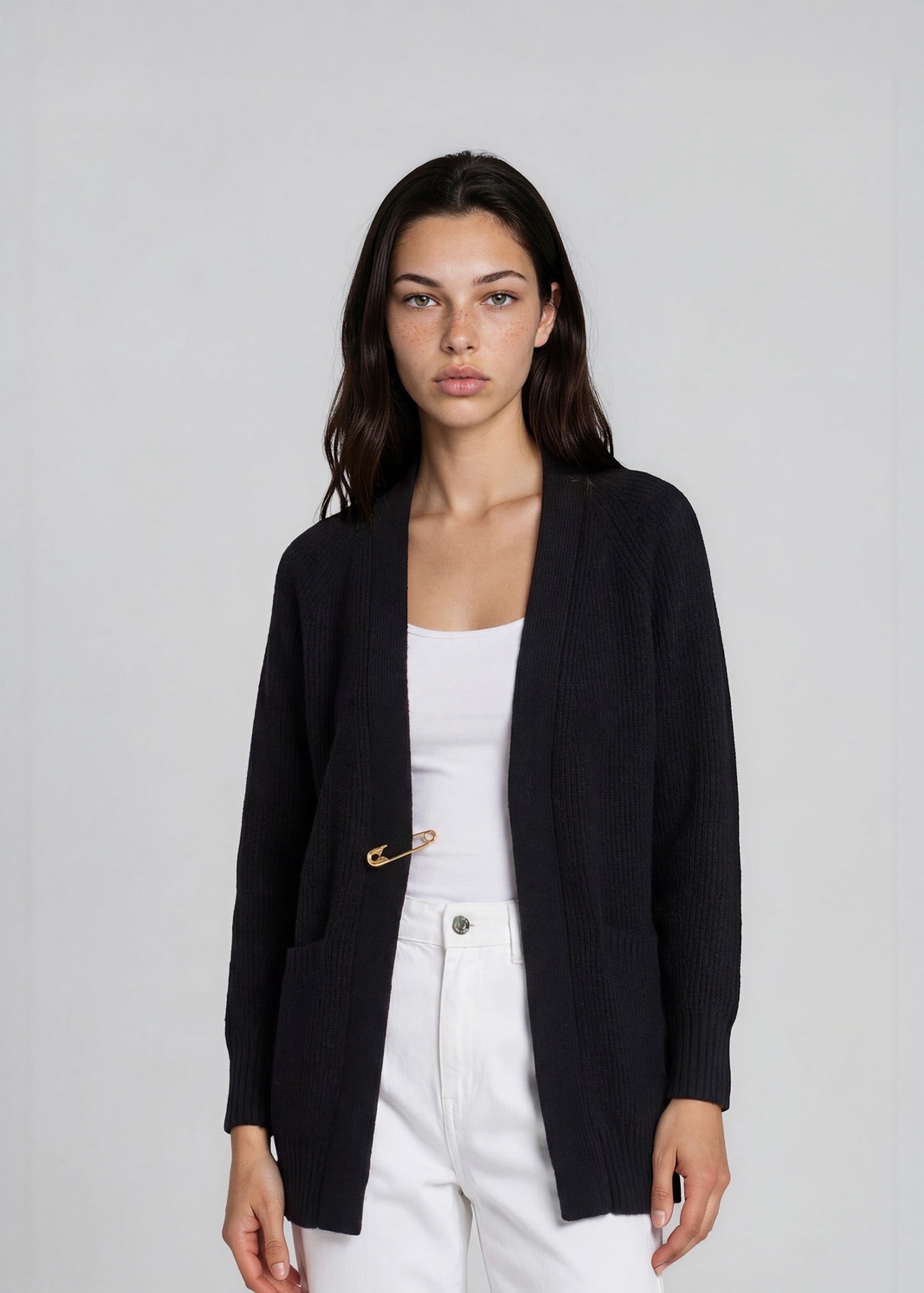Versace Black and Gold Cardigan
