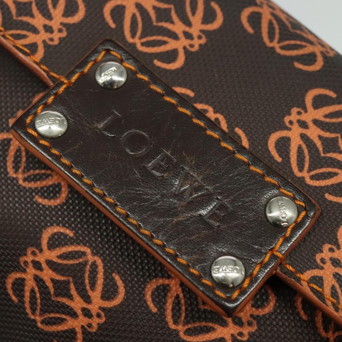Loewe Orange and Brown Crossbody
