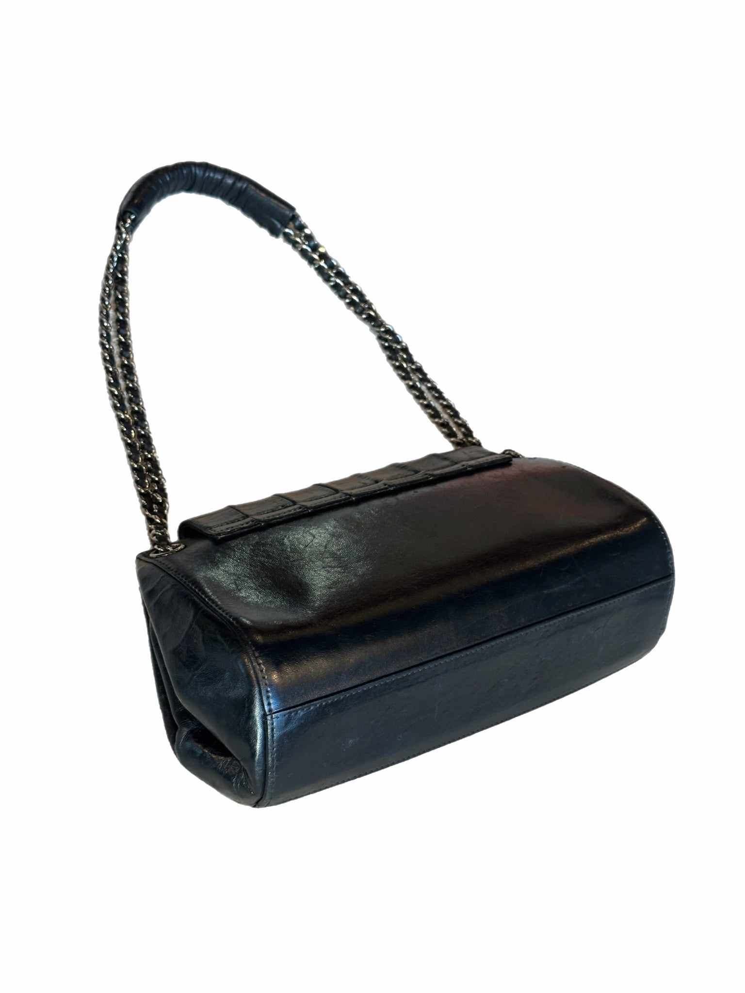 Chanel Black Leather Handbag