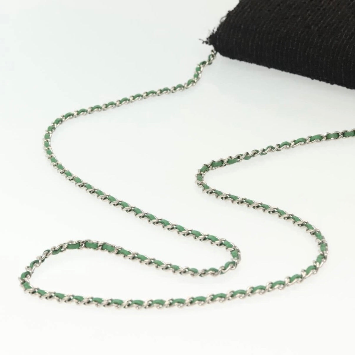 Chanel Black Tweed Fringe Flap Bag