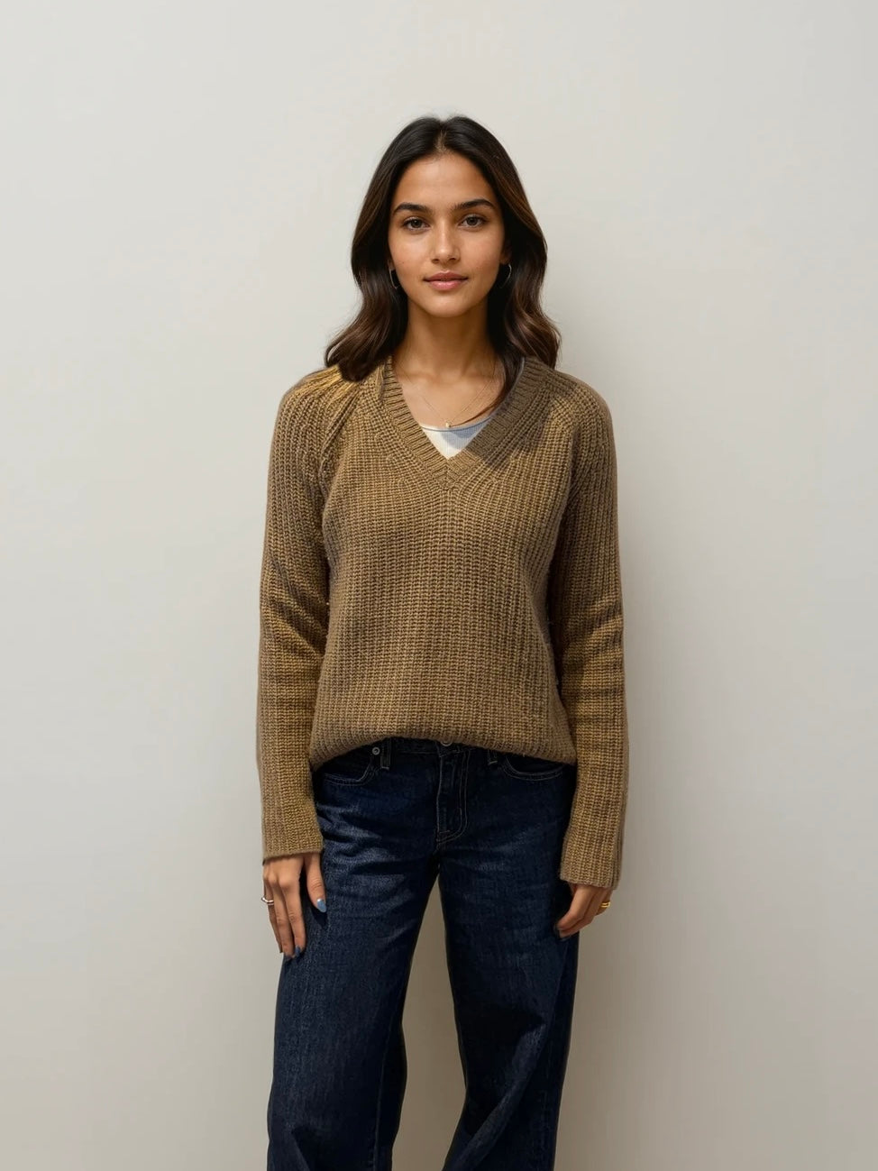 The Row Tan Sweater