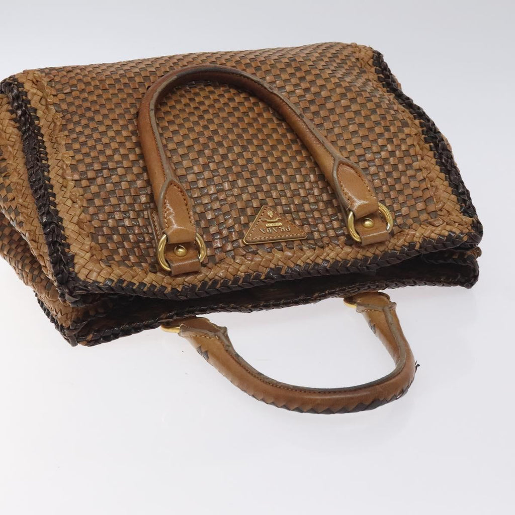 Prada Woven Leather Handbag