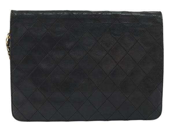 Chanel Black Leather Flap Bag