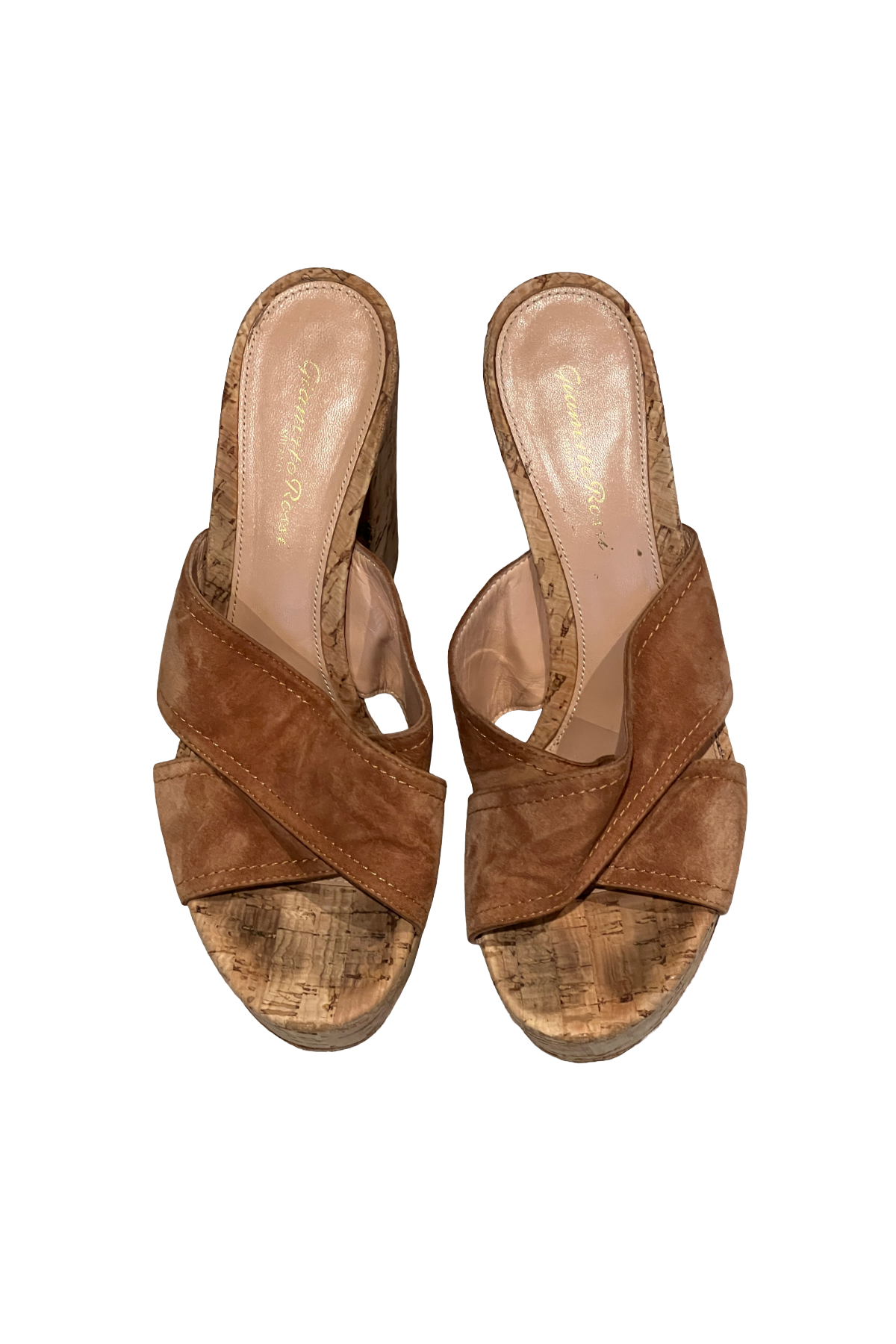 Gianvitto Rossi Cork Sandal Heels