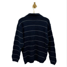 Load image into Gallery viewer, Burberry Navy and White Cardigan

