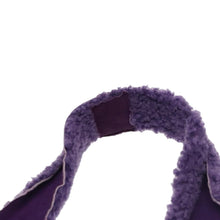 Load image into Gallery viewer, Chanel Purple Shearling Shoulder Bag
