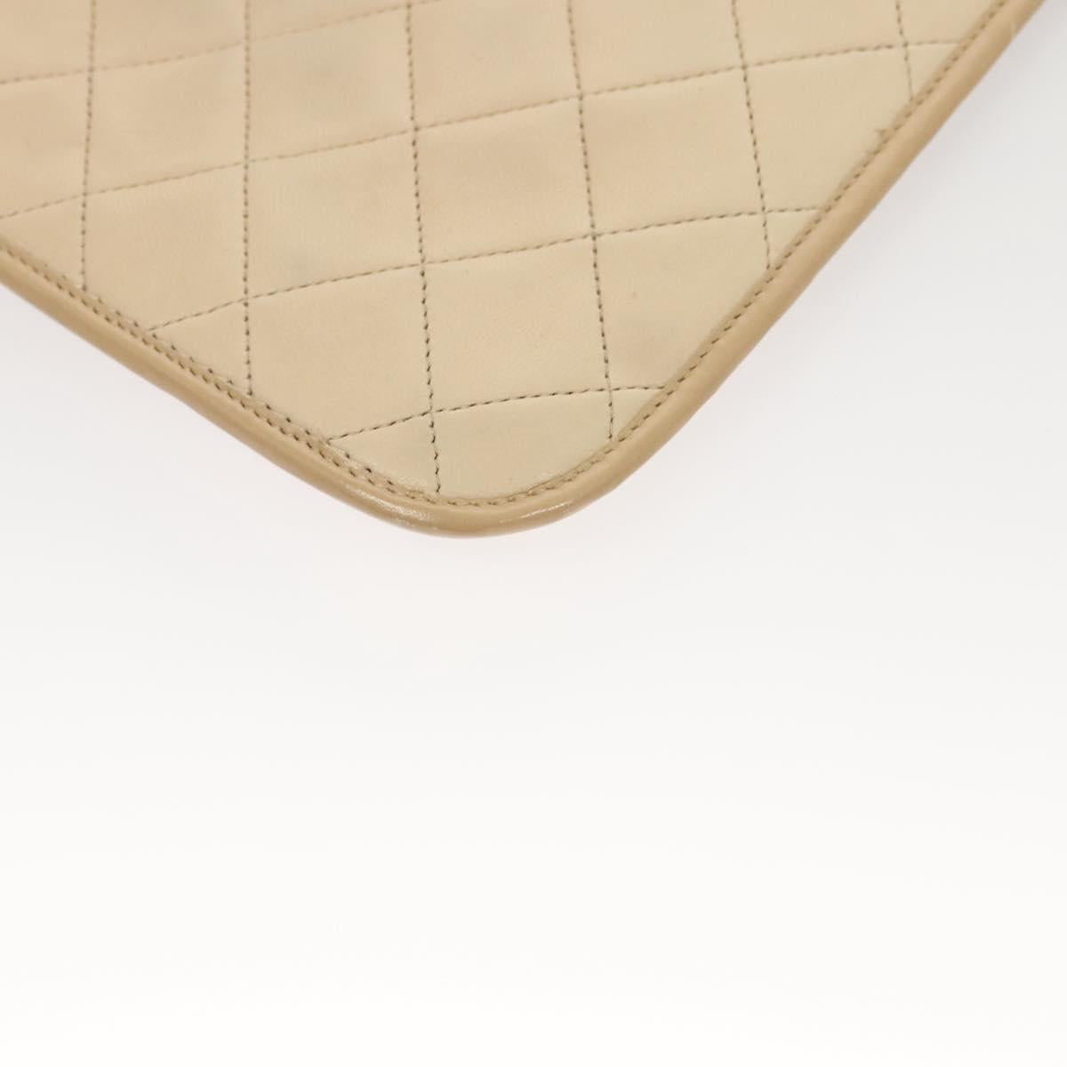 Chanel Quilted Tan Handbag