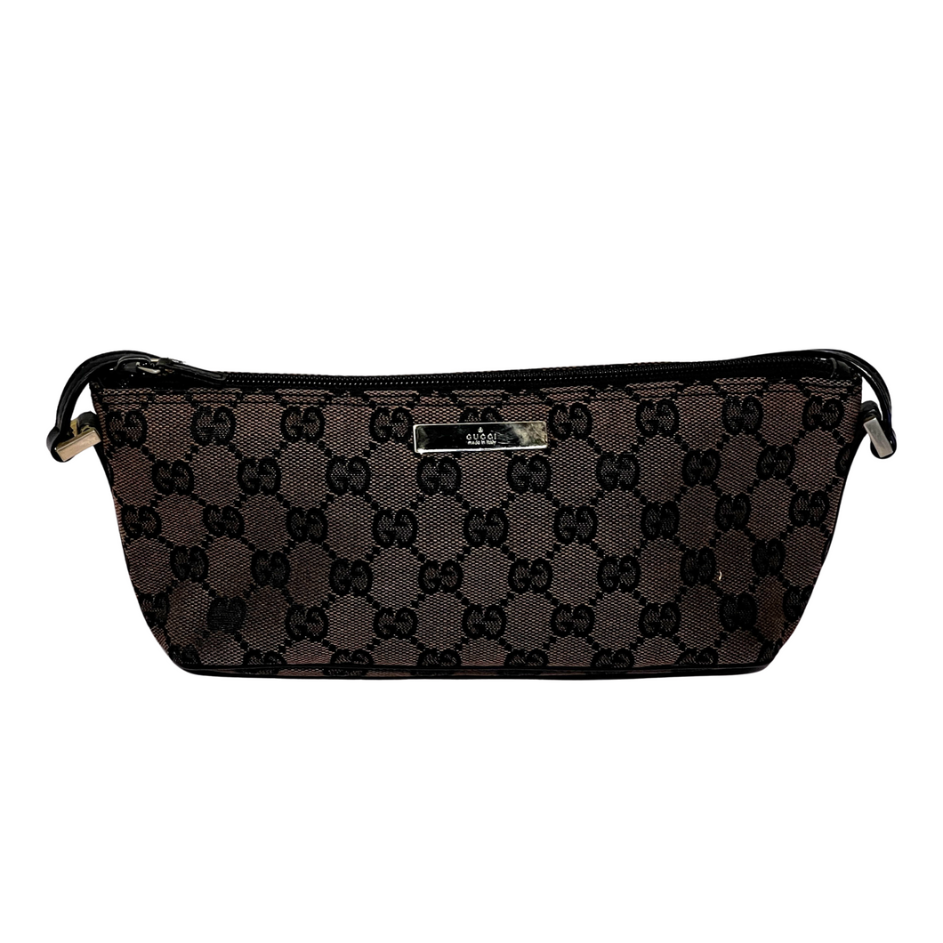 Gucci Chocolate Brown Boat Pochette