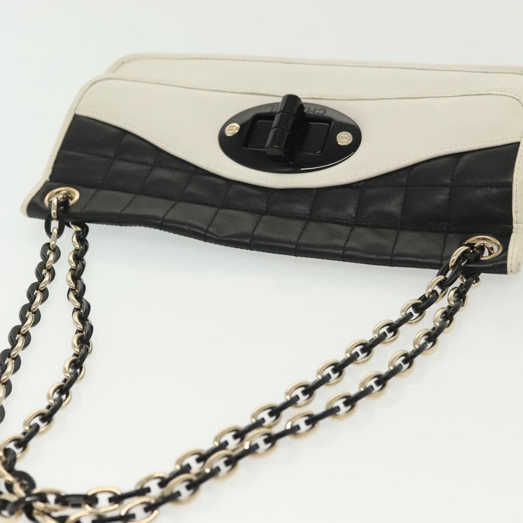 Chanel White & Black Shoulder Bag