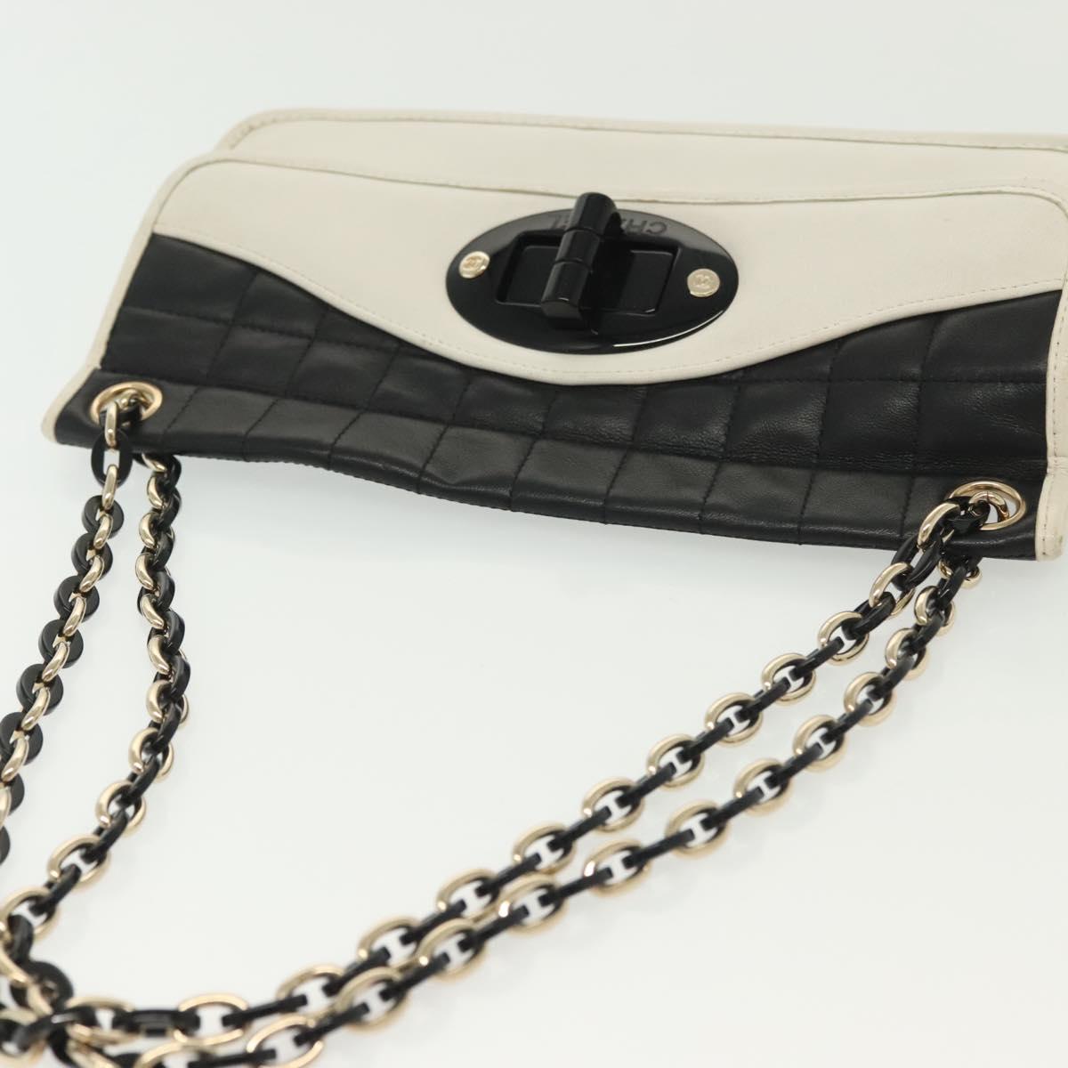 Chanel White & Black Shoulder Bag
