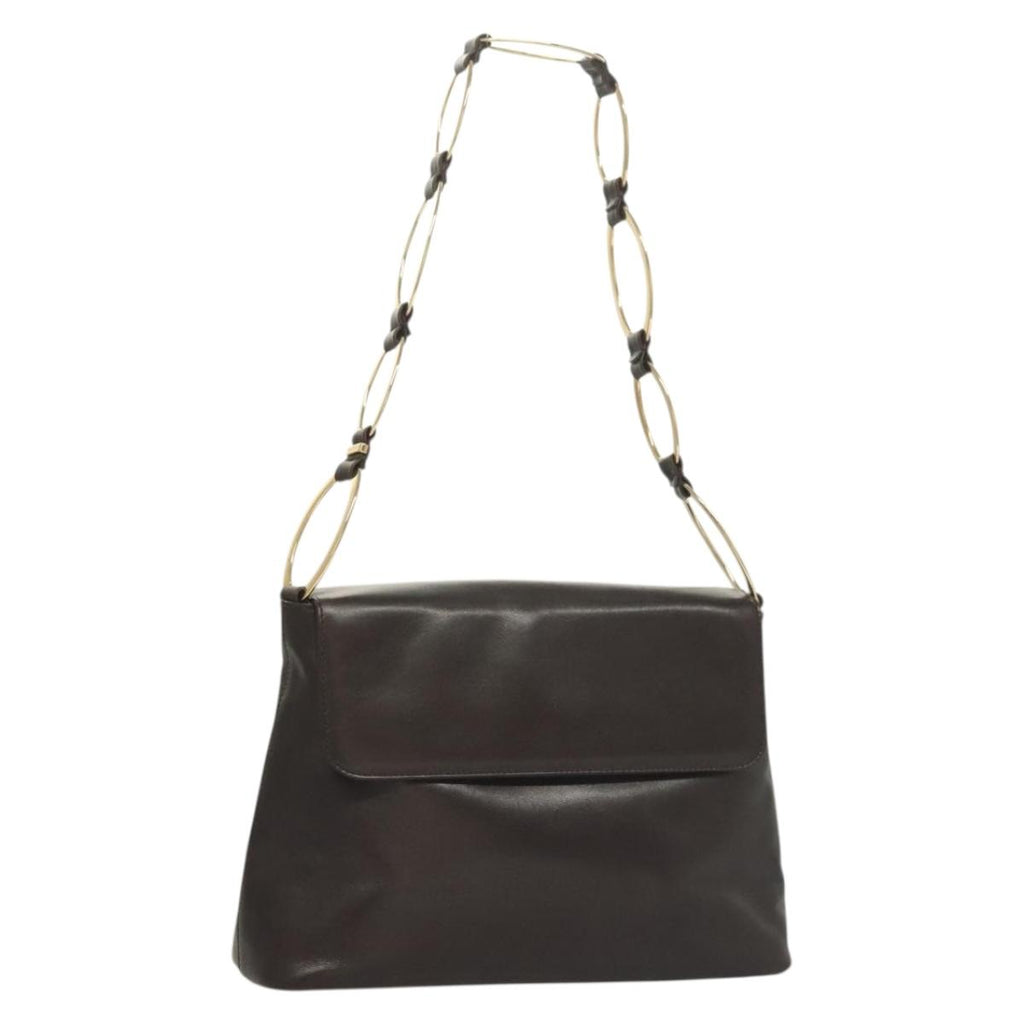 Gucci Brown Leather Shoulder Bag